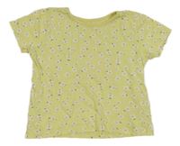 Žluté květované tričko M&Co.