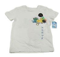 Nové - bílé tričko s šelmičkami Matalan