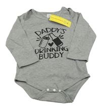 Nové - šedé melírované body s nápisem shein