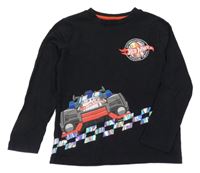 Černé triko s HotWheels