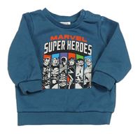 Tmavomodrá mikina se superhrdiny Marvel