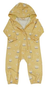 Žlutá voděodolná jarní kombinéza s husami John Lewis