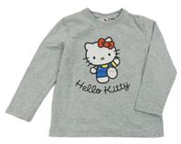Šedé thermo triko s Hello Kitty 