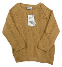 Nové - Hnědý vzorovaný svetr Pep&Co