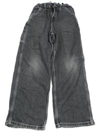 Šedé široké rifle Jack & Jones