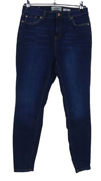 Dámské tmavomodré skinny rifle New Look 