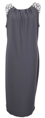 Dámské hnědé šaty s korálky Dorothy Perkins 