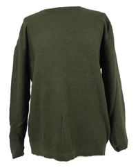 Pánský khaki vzorovaný svetr George 