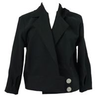 Dámské černé crop sako Savida 