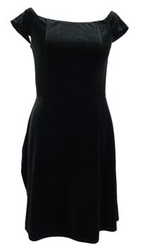 Dámské černé třpytivé sametové šaty Red Herring