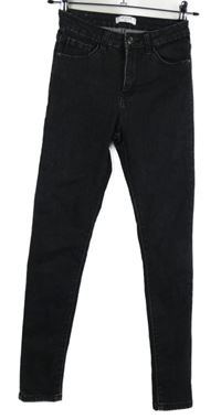 Dámské tmavošedé skinny rifle 