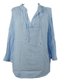 Dámská světlemodrá sktrukturovaná halenka Street One 