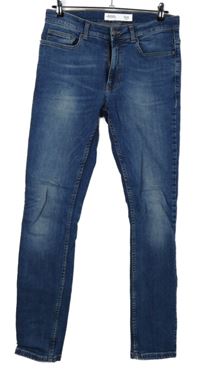 Pánské tmavomodré skinny rifle Burton vel. 32R 