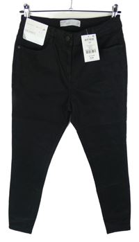 Nové - Dámské černé skinny rifle Next 