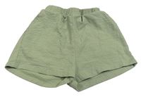 Khaki kostkované kraťasy Shein