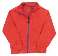 Neonově růžová sportovní funkční propínací mikina H&M