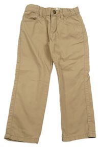 Béžové plátěné kalhotyTopolino