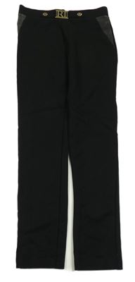 Černé tregíny se sponou River Island