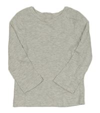 Šedé melírované žebrované triko Primark