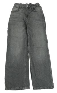 Šedé wide leg rifle H&M