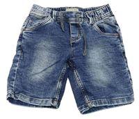 Modré teplákovo/riflové kraťasy Denim Co.