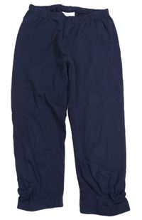 Tmavomodré crop legíny s motýlky Topolino