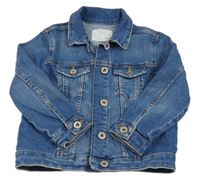 Světlemodrá riflová bunda Zara 