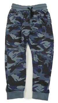 Tmavomodro-šedé army tepláky George