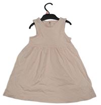 Nové - světlerůžové bavlněné šaty F&F