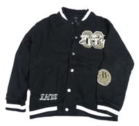 Černá baseballová mikina s číslem Shoeby 