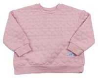 Světlerůžová mikina se srdíčky Primark