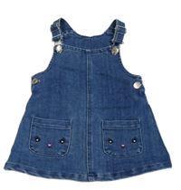 Tmavomodré riflové laclové šaty zn. Dunnes