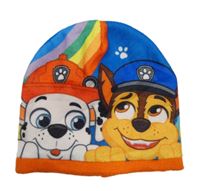 Modro-oranžová fleecová čepice s Paw Patrol zn. Nickelodeon