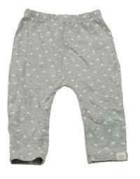 Šedé melírované tepláky se srdíčky Topolino