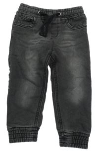 Tmavošedé teplákové rifle Lupilu 