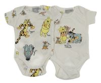 2x - Bílé body s medvídkem Pú Disney
