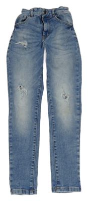 Modré skinny rifle s prošoupáním George 