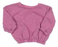 Růžová oversize mikina zn. Primark