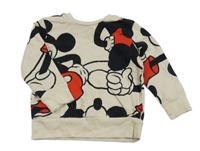 Světlebéžová mikina s Mickey George