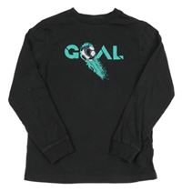 Černošedé pyžamové triko s míčem M&S