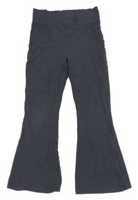 Tmavošedé flare teplákové kalhoty PRIMARK