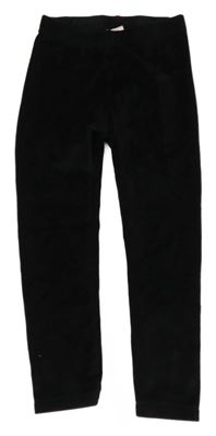 Černé plyšové legíny lupilu