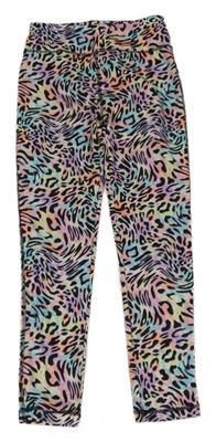 Barevno-černé vzorované sportovní legíny St. Bernard