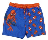 Safírovo-červené plážové kraťasy se Spider-many LC WaIKIKI