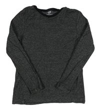 Černo-bílé pruhované triko H&M