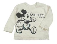 Bílá mikina s Mickeym George
