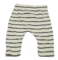 Smetanovo-černé pruhované tepláky George