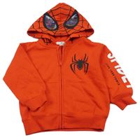 Červená propínací mikina s kapucí - Spiderman H&M