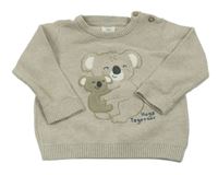 Béžový svetr s koalami C&A