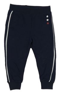 Tmavomodré tepláky s pruhem a hvězdami Zeeman